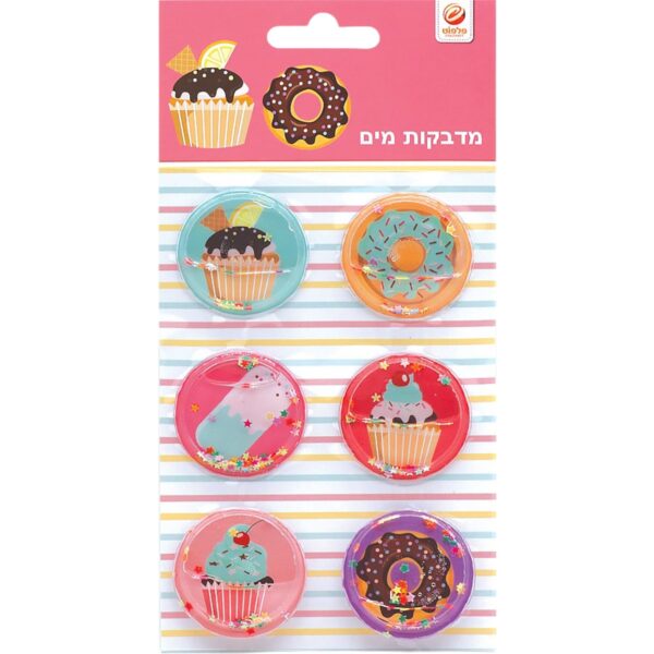 מדבקות מים קינוחים