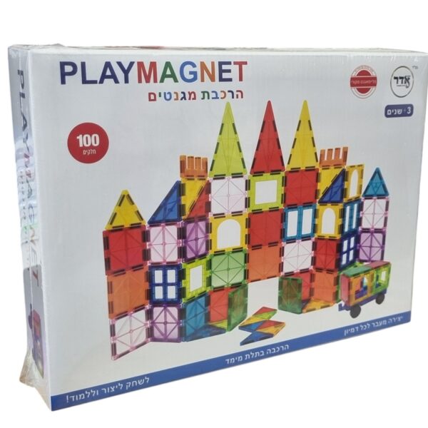 מגנטים 100 חלקים playmagnet