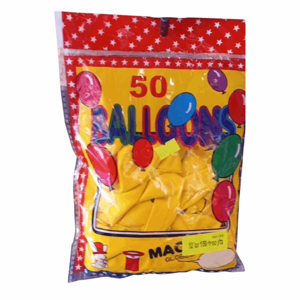 בלון סמיילי צהוב- 50 יחידות